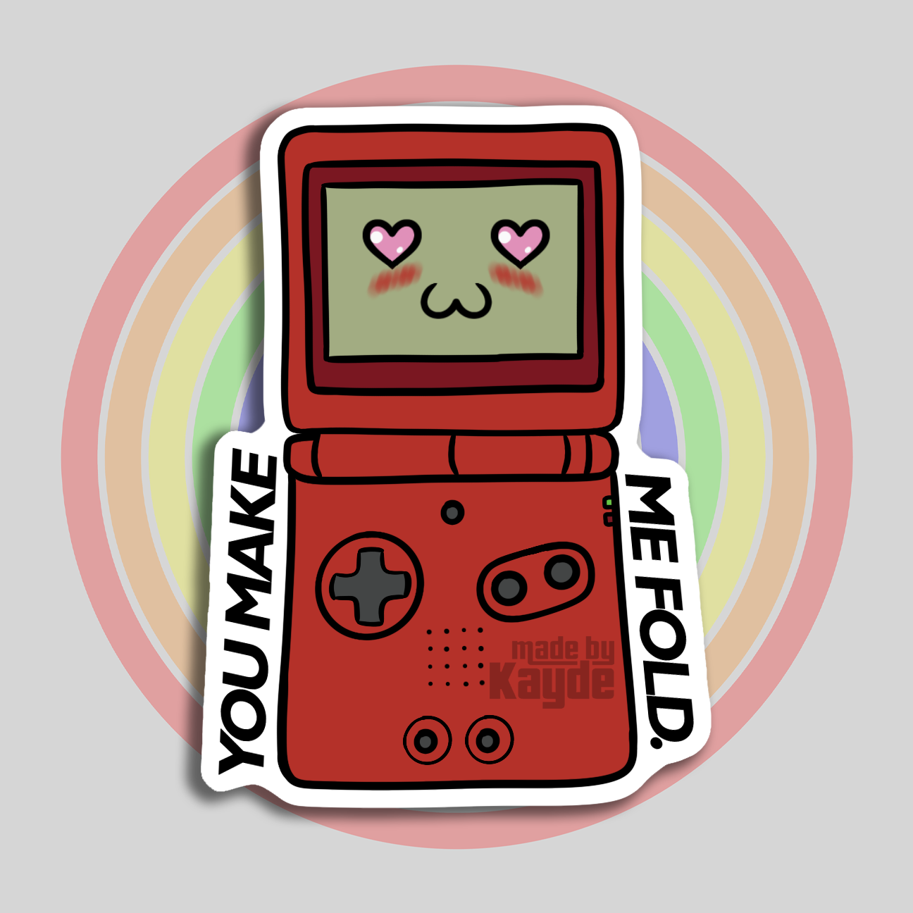 Folding Advanced Game Sticker