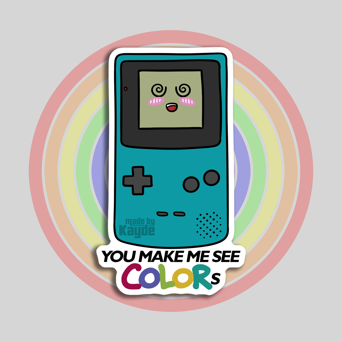 Classic Color Game Sticker