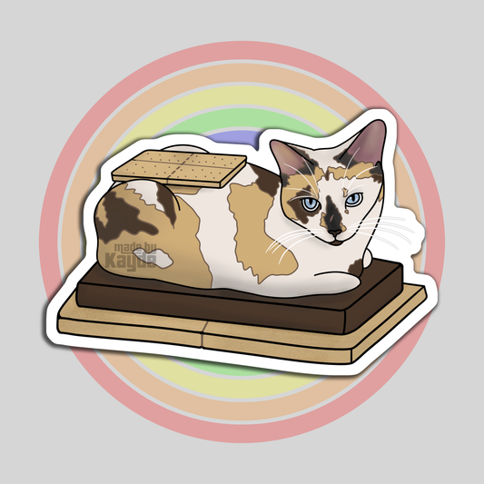 Smore Cat Sticker