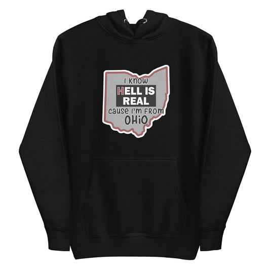 Ohio "Hell is Real" Unisex Hoodie