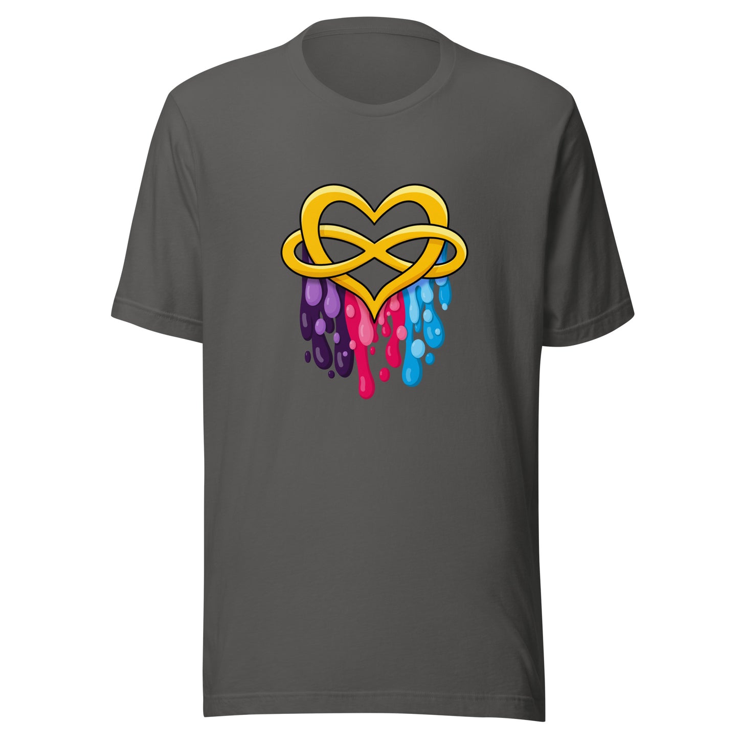 Polyamory Heart Pride Unisex t-shirt