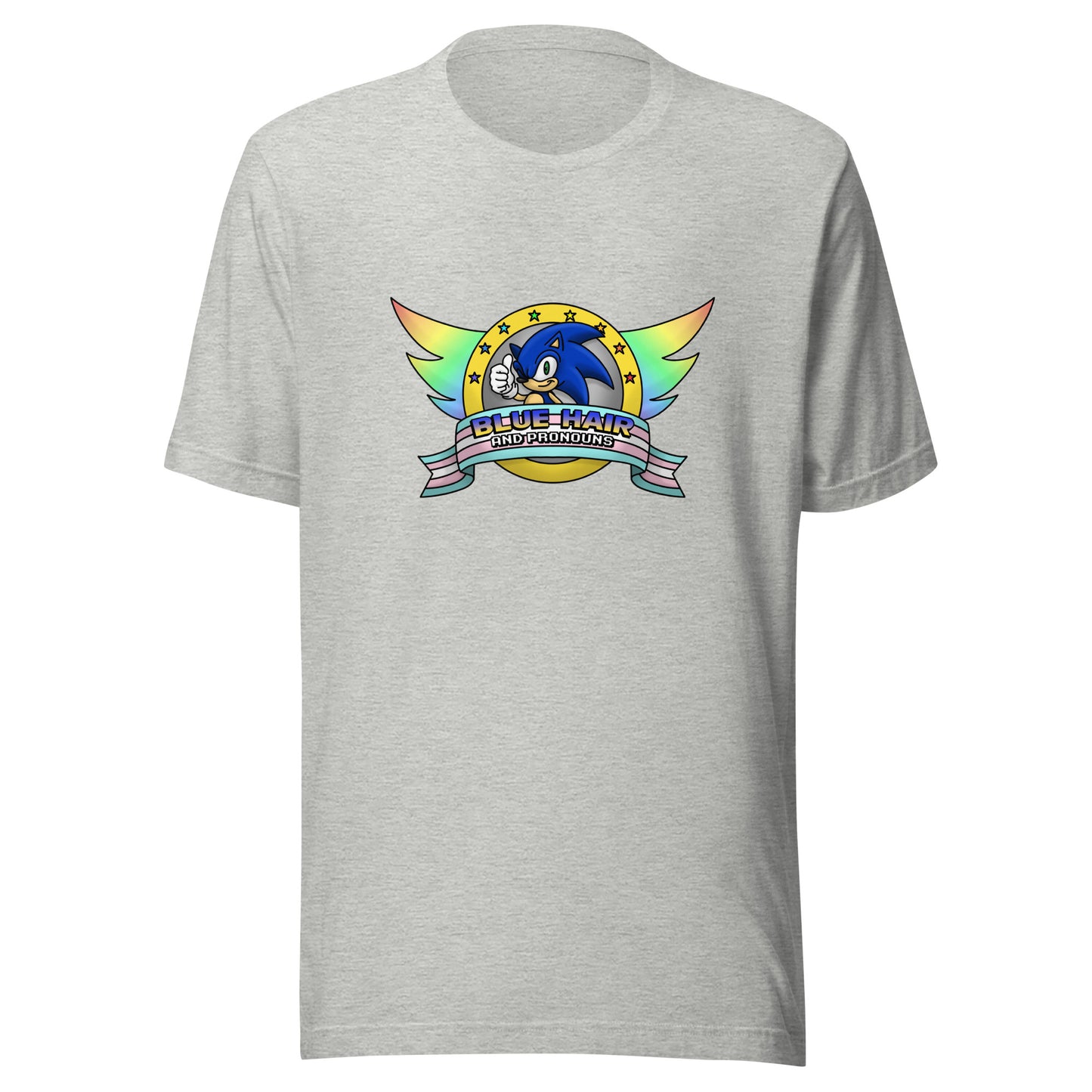 Sanic Blue Hair Unisex t-shirt