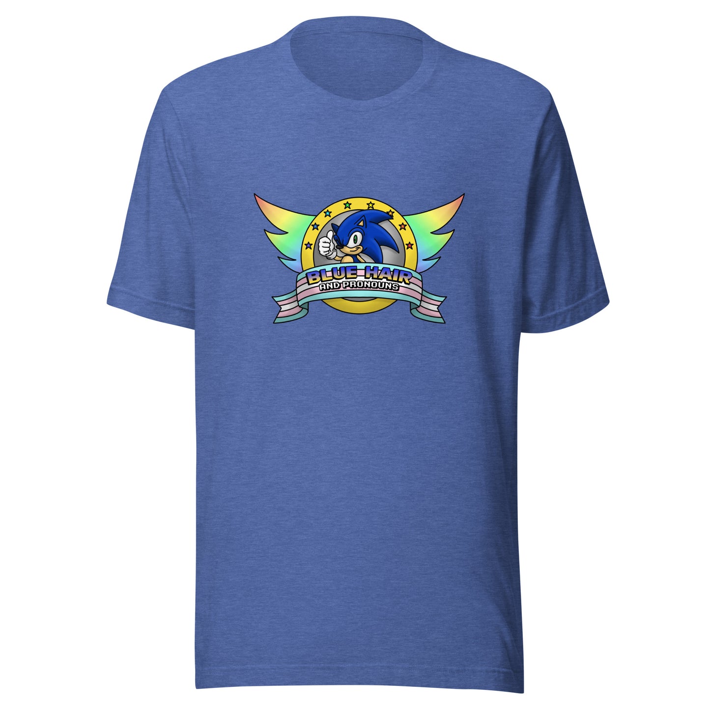 Sanic Blue Hair Unisex t-shirt