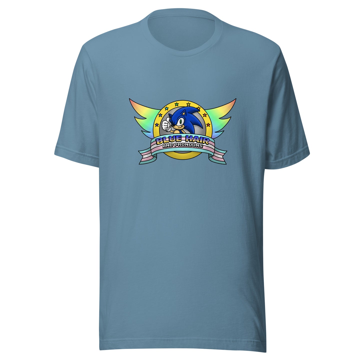 Sanic Blue Hair Unisex t-shirt