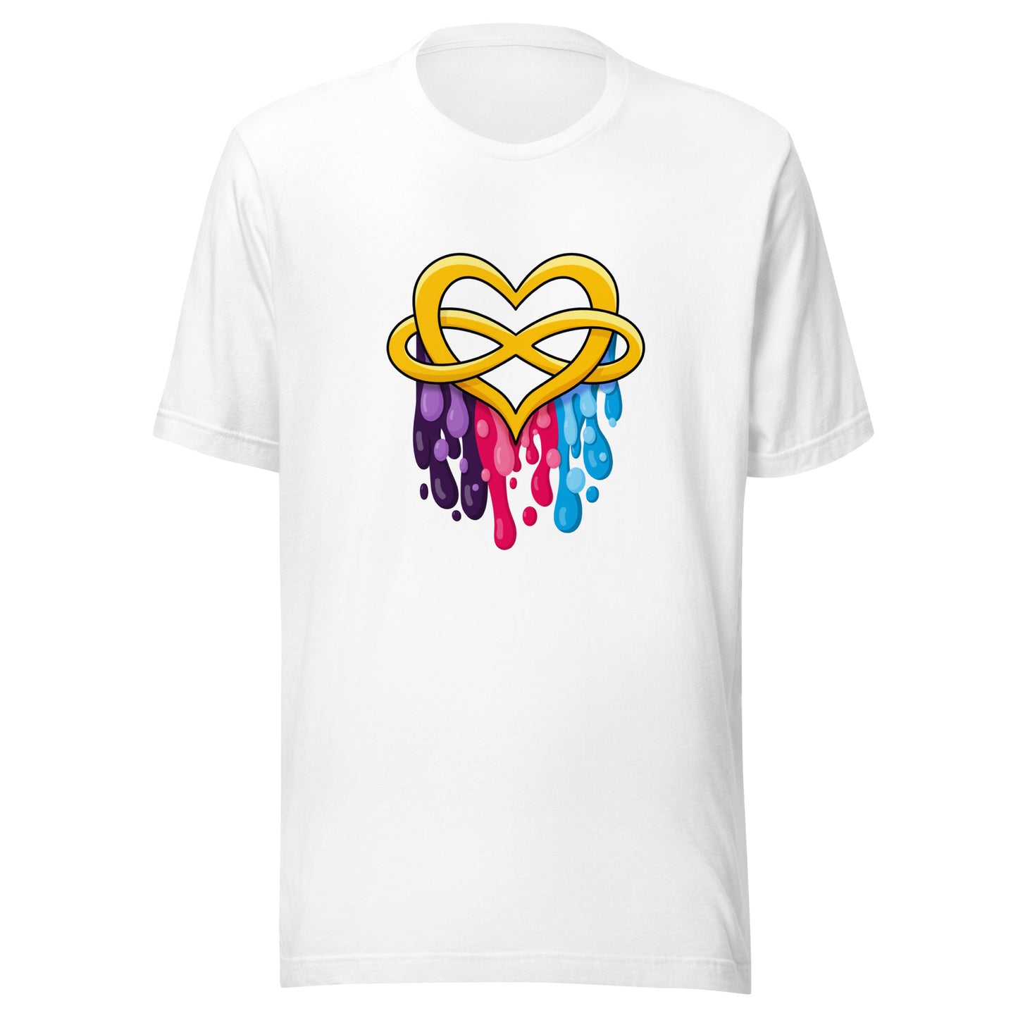 Polyamory Heart Pride Unisex t-shirt